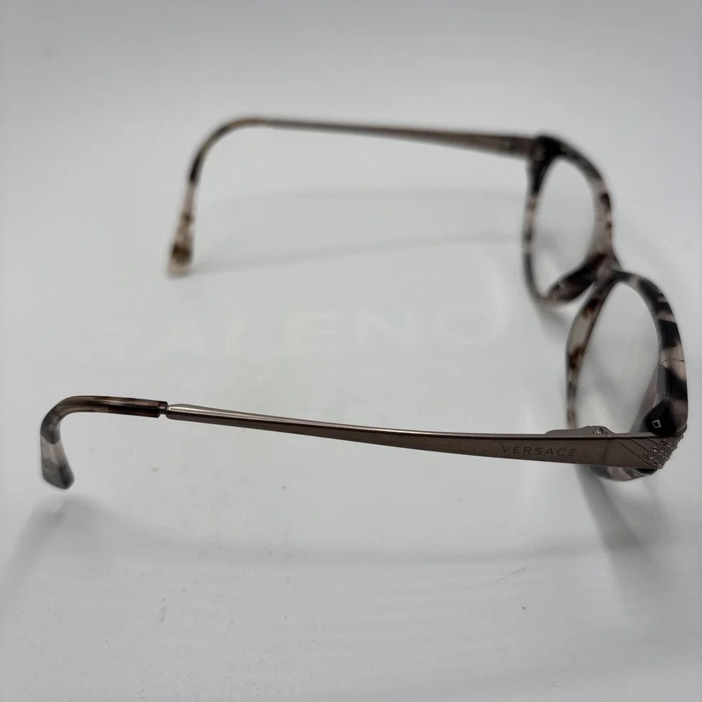 Versace Mod. 3166-B 999 Brown Pink Havana Eyeglasses Frame 51-15-135 Italy #282